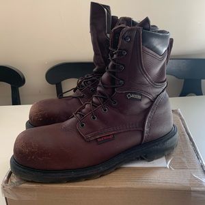 Red Wing Goretex steel toe boots